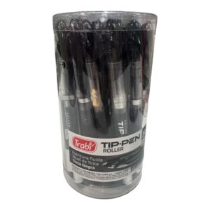 BOLIGRAFO ROLLER TIP PEN 0,5 TINTA NEGRO TRABI X30U