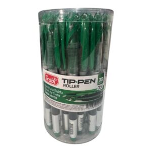 BOLIGRAFO ROLLER TIP PEN 0,5 TINTA VERDE TRABI X30U