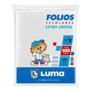 FOLIO LUMA PP CLASICO N3 X100U